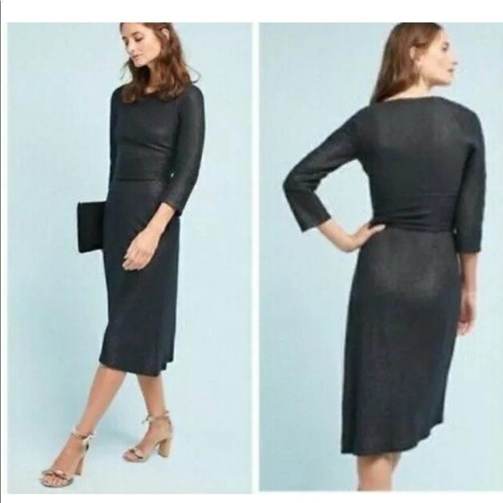 Anthropologie Akemi + Kin Tegan Ribbed Dress